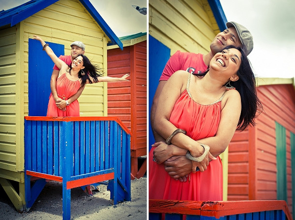 Счастливая влюблённая пара