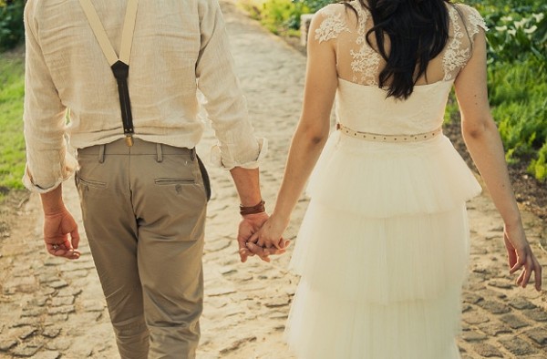 Жених в подтяжках Романтичный образ жениха