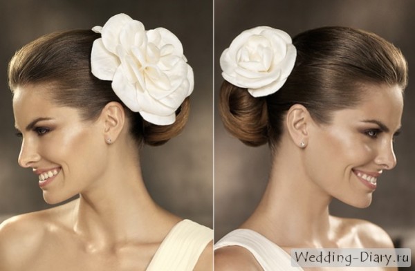 Причёска в стиле ретро романтик