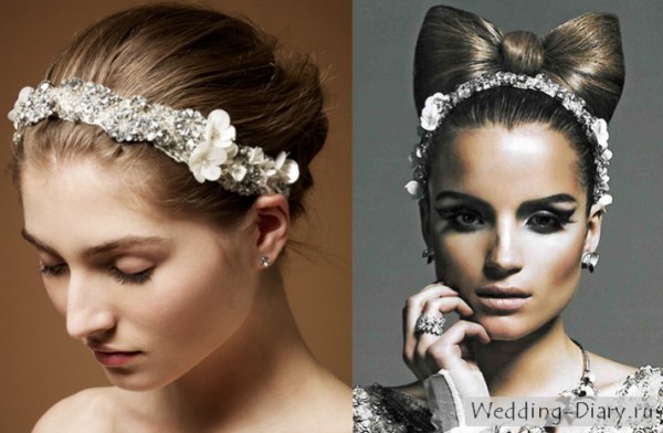 Аксессуары для причёски - нарядный обруч