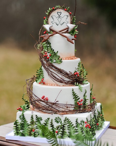 Свадебный торт Дары леса Свадебный торт для Охотника