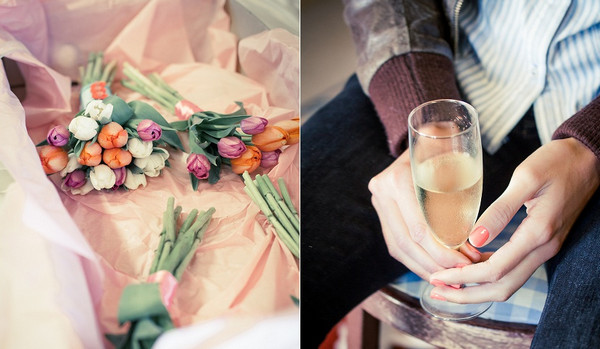 Свадебная палитра весной