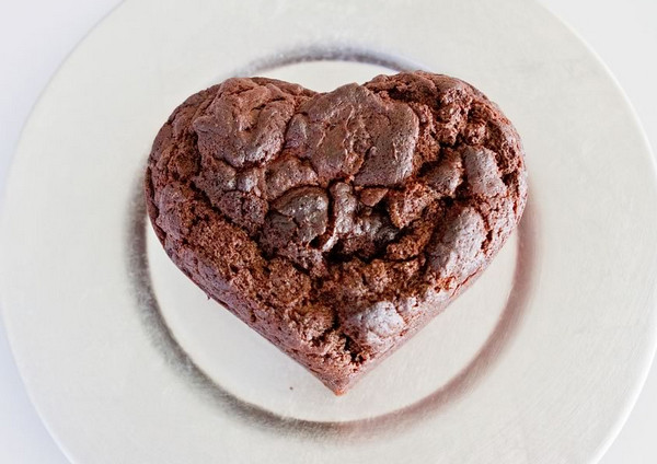 Тортик в форме сердца