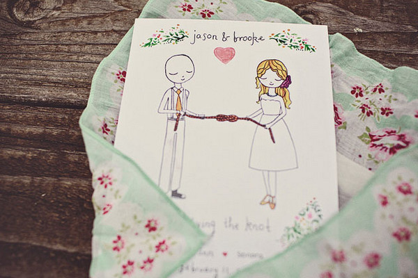 Приглашение на свадьбу Стильная свадьба