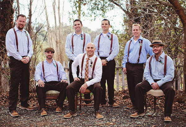 Жених со свитой Бохо-шик