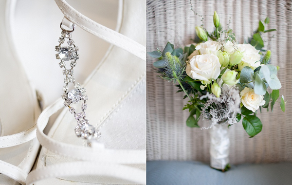 Букет на свадьбу из белых роз Фото свадебного букета 2012