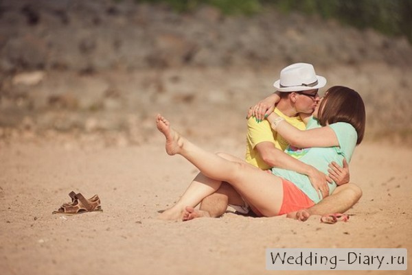 Романтичная фотосессия love-story на пляже!
