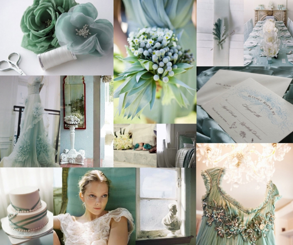 Свадебная изумрудная палитра Модная свадьба 2012