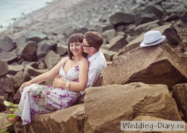 Кадр в камушках