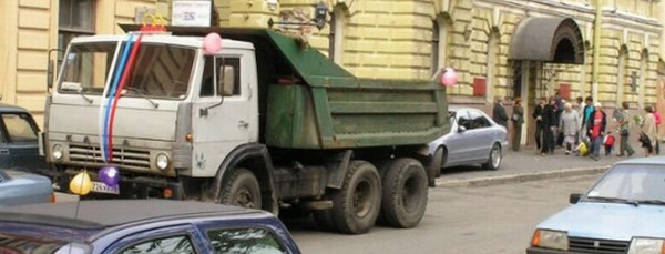 свадебный камаз