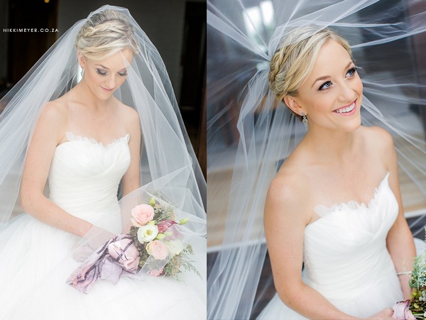 Фото невест с фатой