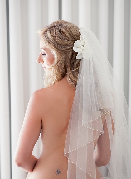 Свадебное фото невесты в фате
