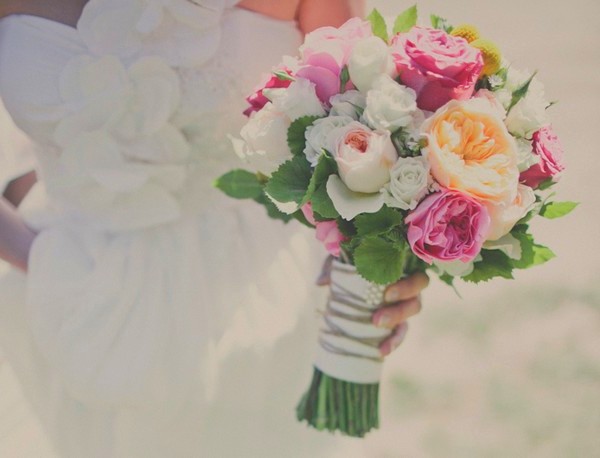 Букет невесты 2013 из пионов