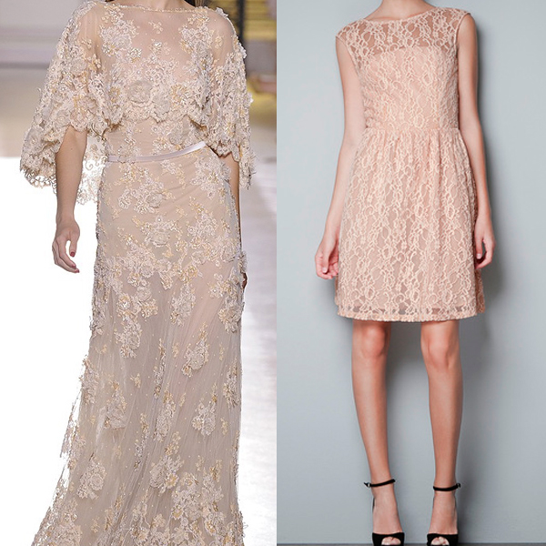 Свадебное платье цвета айвори