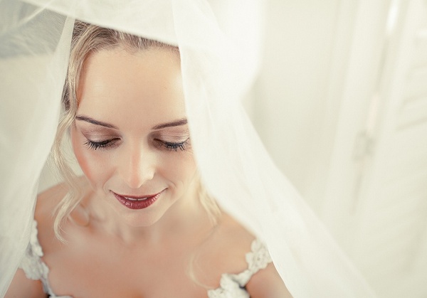 Романтичный образ - макияж невесты блондинки