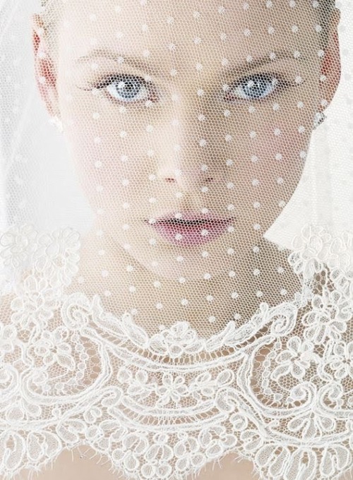 Красивая фата в горошек