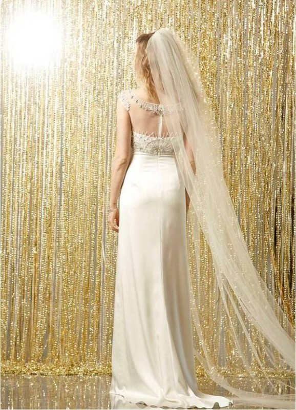 Красивая фата до пола